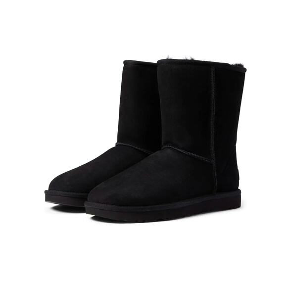 UGG Shoes - UGG Classic Short Black Boots Size 7